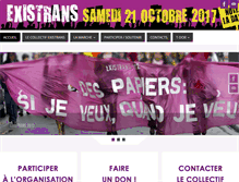 Tablet Screenshot of existrans.org